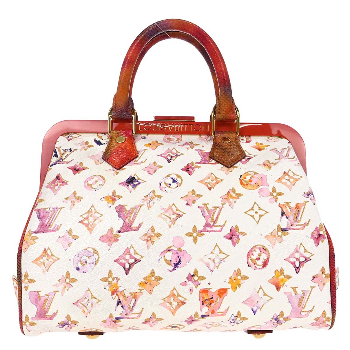 Louis Vuitton * White Monogram Watercolor Speedy M95729