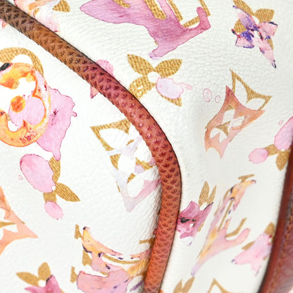 Louis Vuitton * White Monogram Watercolor Speedy M95729