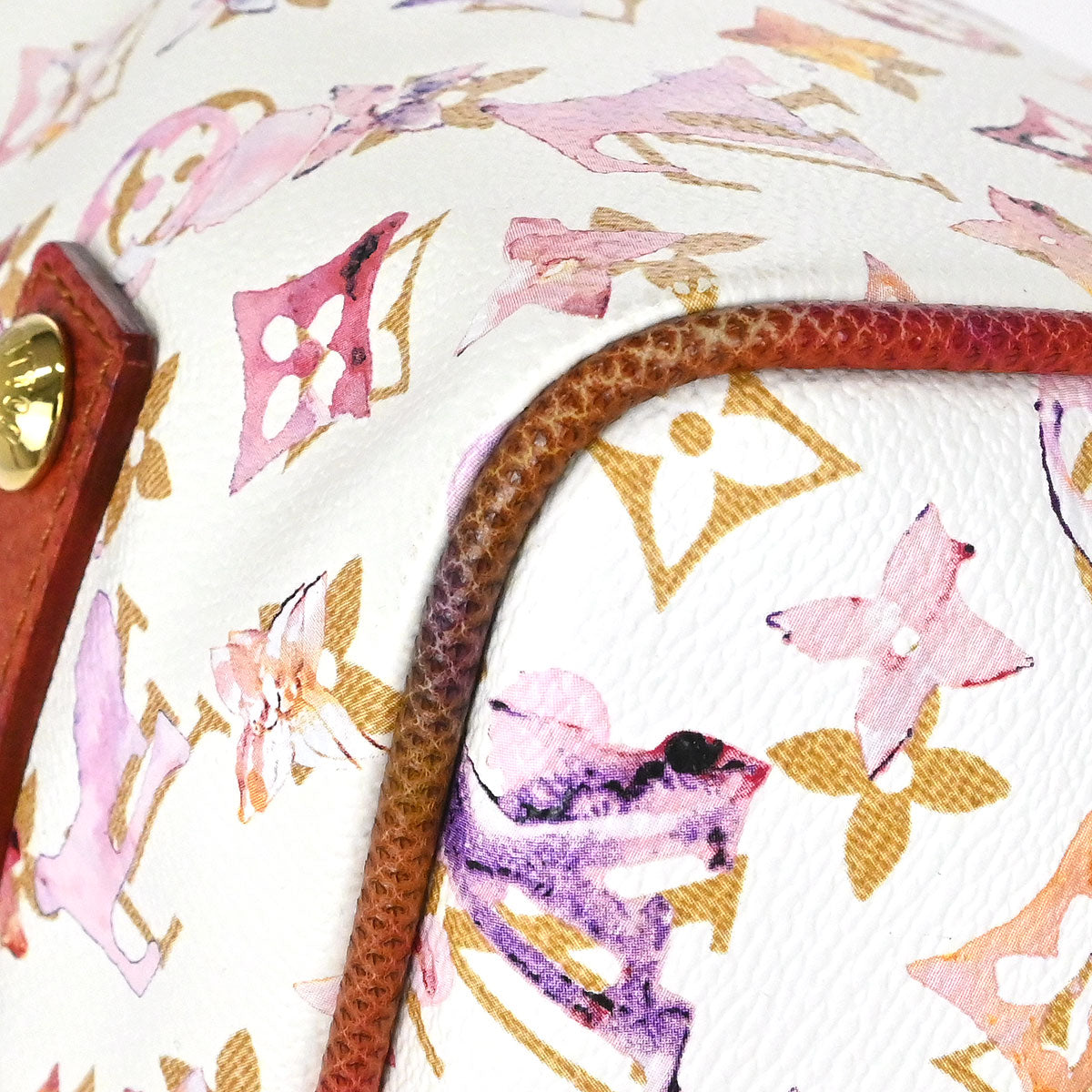 Louis Vuitton * White Monogram Watercolor Speedy M95729