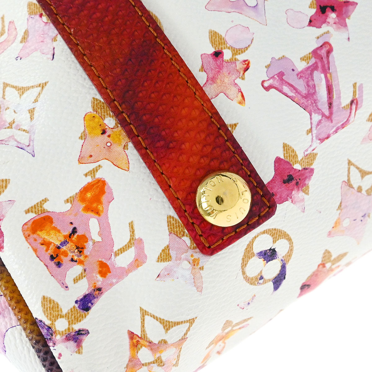 Louis Vuitton * White Monogram Watercolor Speedy M95729