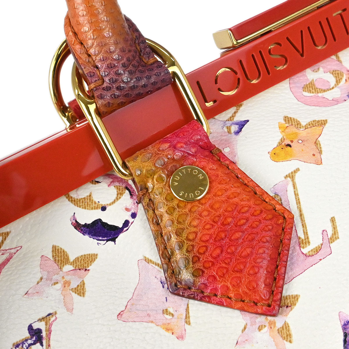 Louis Vuitton * White Monogram Watercolor Speedy M95729