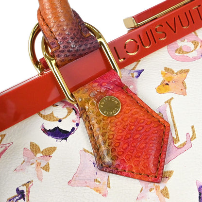 Louis Vuitton * White Monogram Watercolor Speedy M95729
