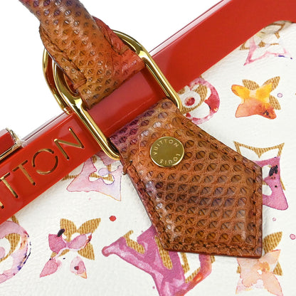 Louis Vuitton * White Monogram Watercolor Speedy M95729
