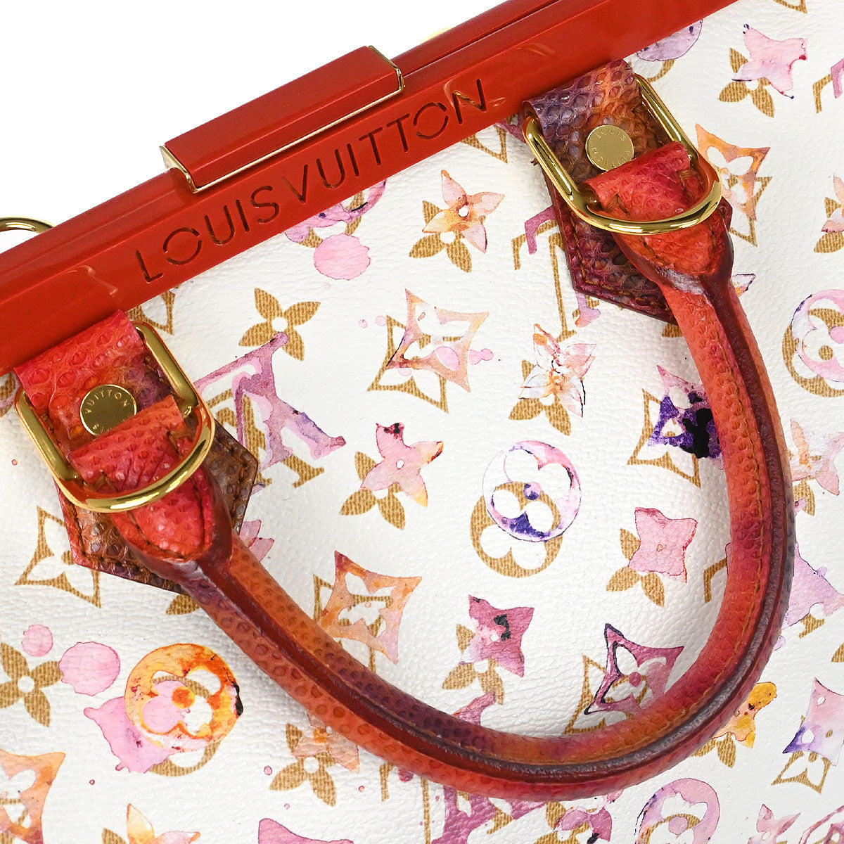 Louis Vuitton * White Monogram Watercolor Speedy M95729