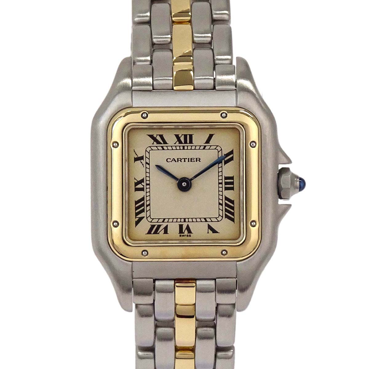 Cartier Panthere SM 22mm 1-Row Ref.166921 Quartz Watch 18KYG SS