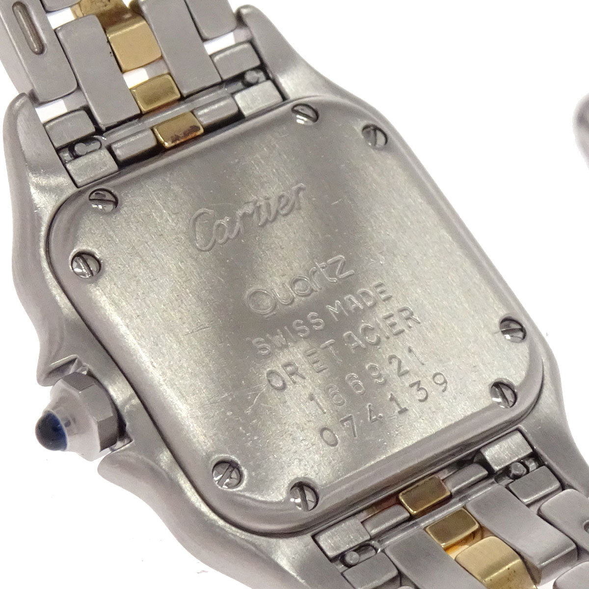 Cartier Panthere SM 22mm 1-Row Ref.166921 Quartz Watch 18KYG SS