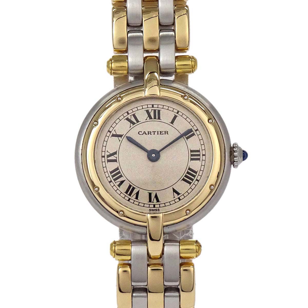 Cartier Panthere Vendome SM 3-Row 22mm Ref.1057920 Quartz Watch 18KYG SS