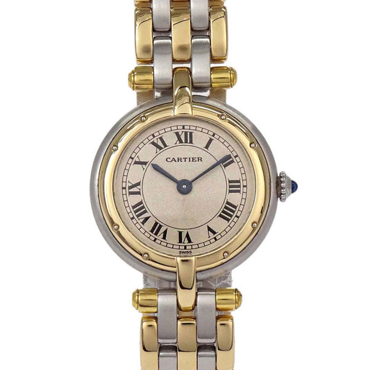 Cartier Panthere Vendome SM 3-Row 22mm Ref.1057920 Quartz Watch 18KYG SS