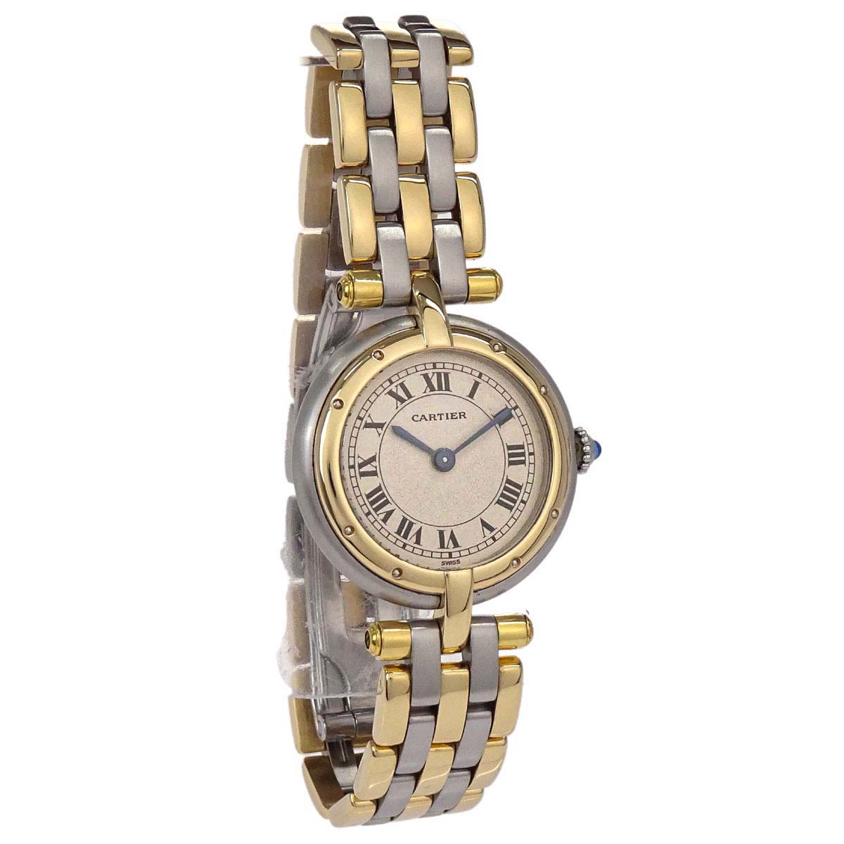 Cartier Panthere Vendome SM 3-Row 22mm Ref.1057920 Quartz Watch 18KYG SS