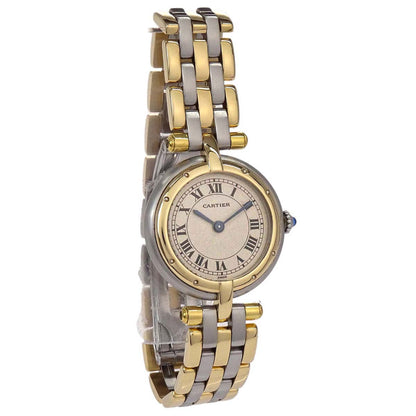Cartier Panthere Vendome SM 3-Row 22mm Ref.1057920 Quartz Watch 18KYG SS
