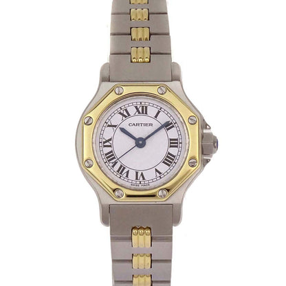 Cartier Santos Octagon SM 24mm Self-winding Watch 18KYG SS