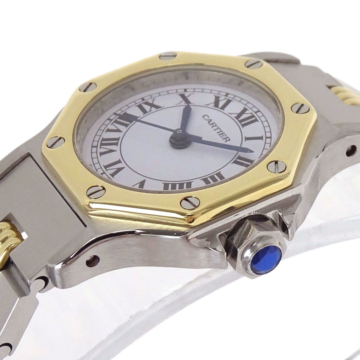 Cartier Santos Octagon SM 24mm Self-winding Watch 18KYG SS