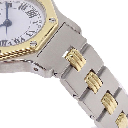 Cartier Santos Octagon SM 24mm Self-winding Watch 18KYG SS
