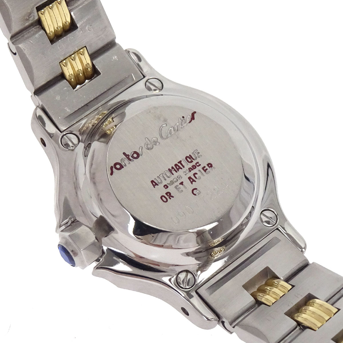 Cartier Santos Octagon SM 24mm Self-winding Watch 18KYG SS