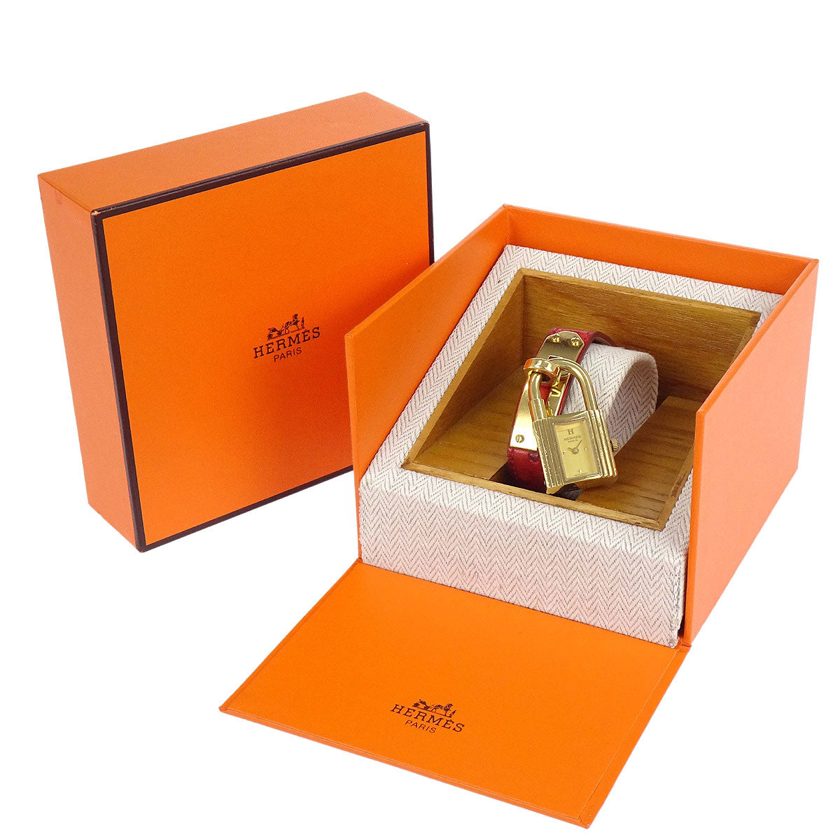 Hermes * Ostrich Kelly Watch Quartz Watch