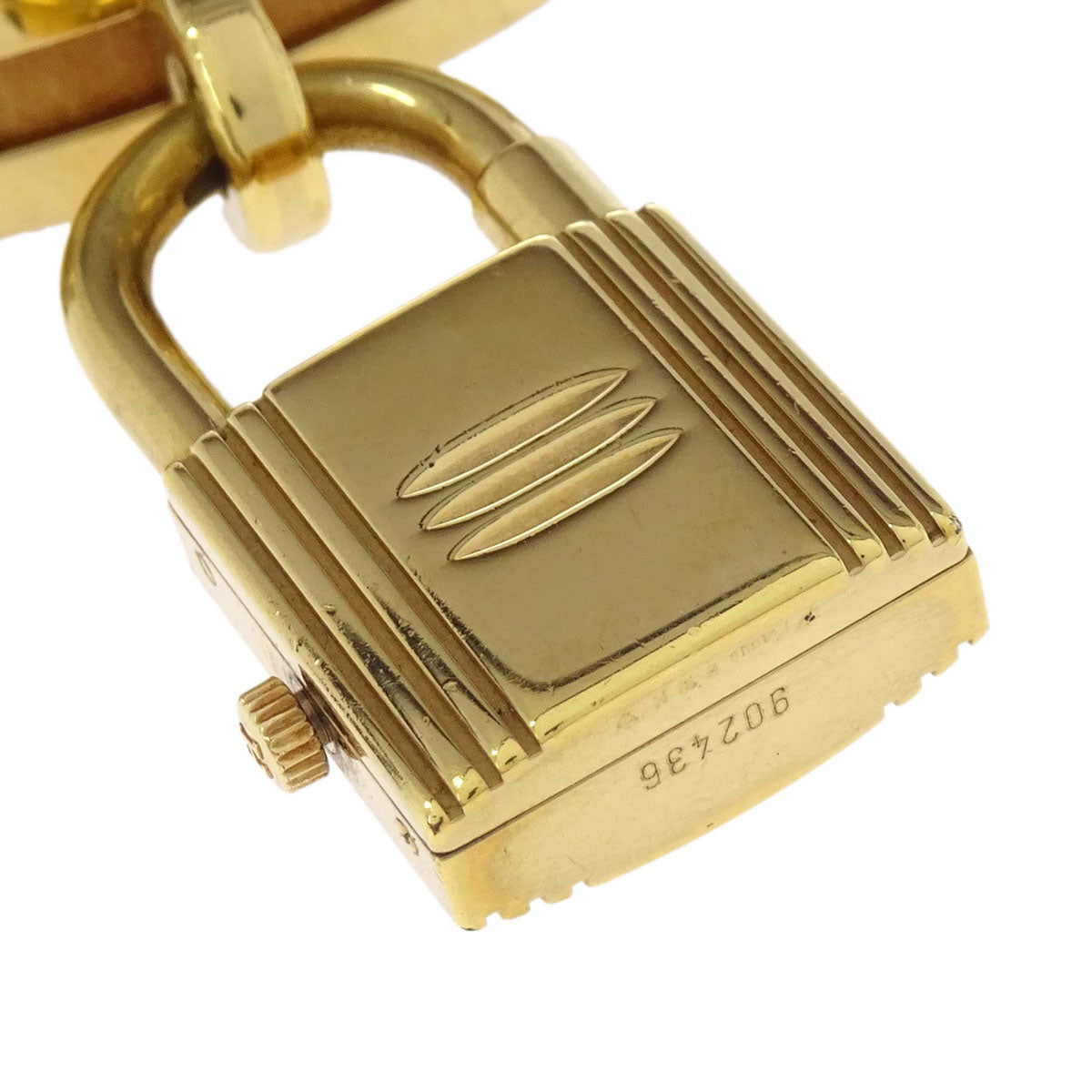 Hermes * Ostrich Kelly Watch Quartz Watch Beige