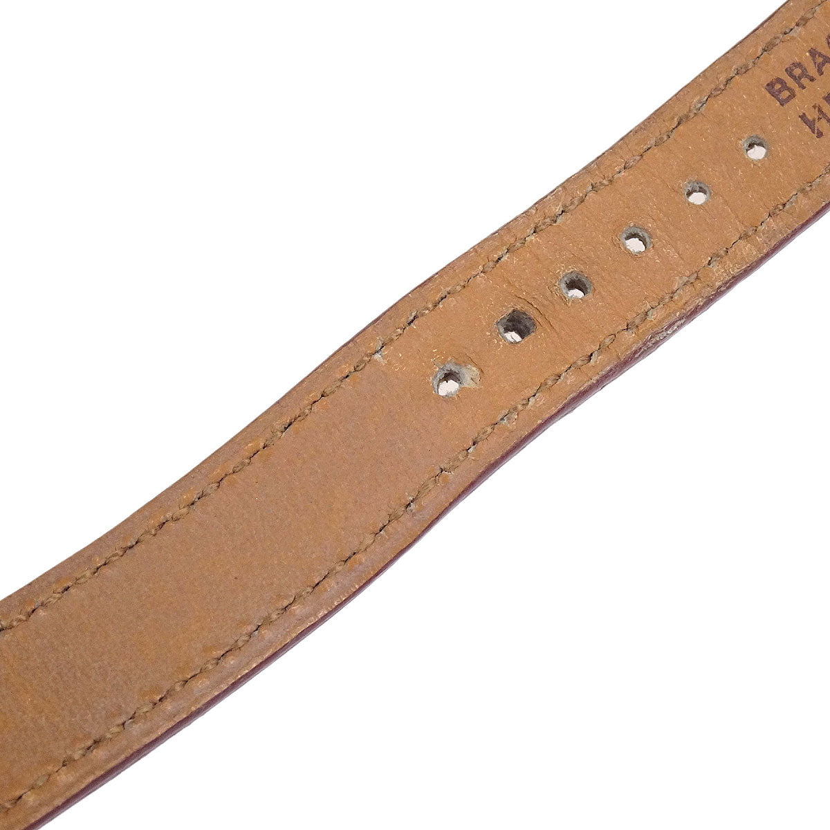 Hermes * Ostrich Kelly Watch Quartz Watch Beige