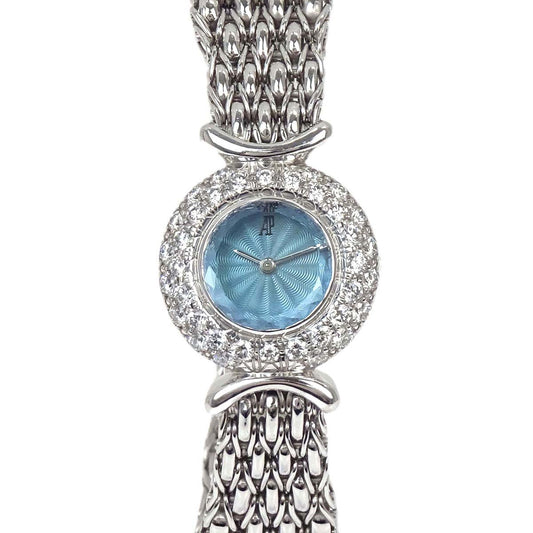 Audemars Piguet Ice Blue Quartz Watch 20mm 18KWG Diamond