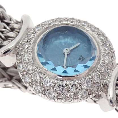 Audemars Piguet Ice Blue Quartz Watch 20mm 18KWG Diamond