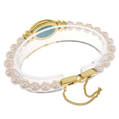 Tasaki Pearl Quartz Watch GP Diamond