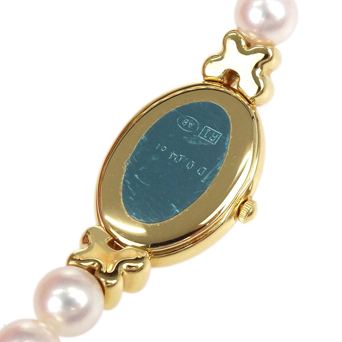 Tasaki Pearl Quartz Watch GP Diamond