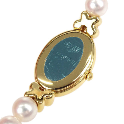 Tasaki Pearl Quartz Watch GP Diamond