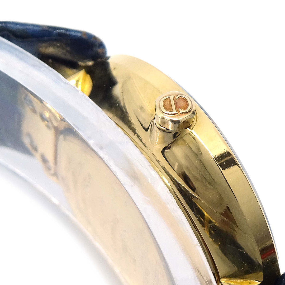 Christian Dior 46153 Bagheera Quartz Wristwatch Watch Gold Plated