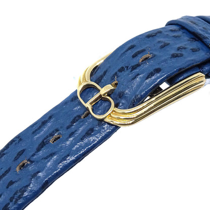 Christian Dior 46153 Bagheera Quartz Wristwatch Watch Gold Plated