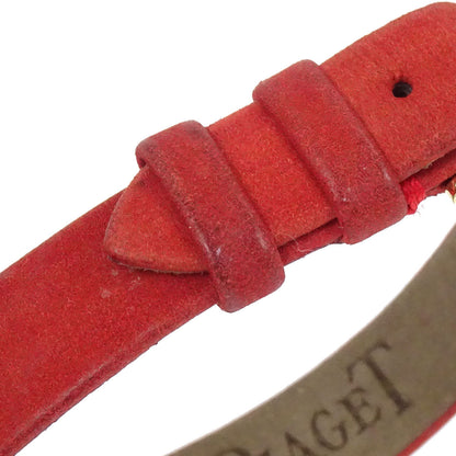 Piaget Hijab YG Ruby Ref.20603 24mm Quartz Watch 18KYG Suede