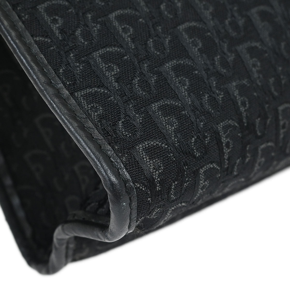 Christian Dior Black Trotter Cosmetic Pouch Bag