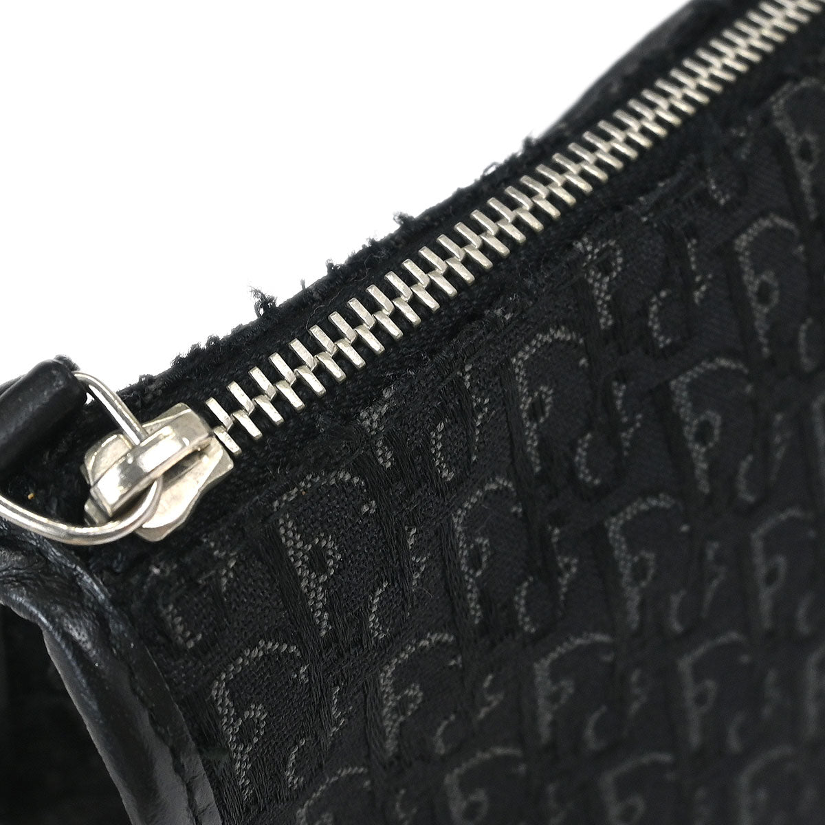 Christian Dior Black Trotter Cosmetic Pouch Bag