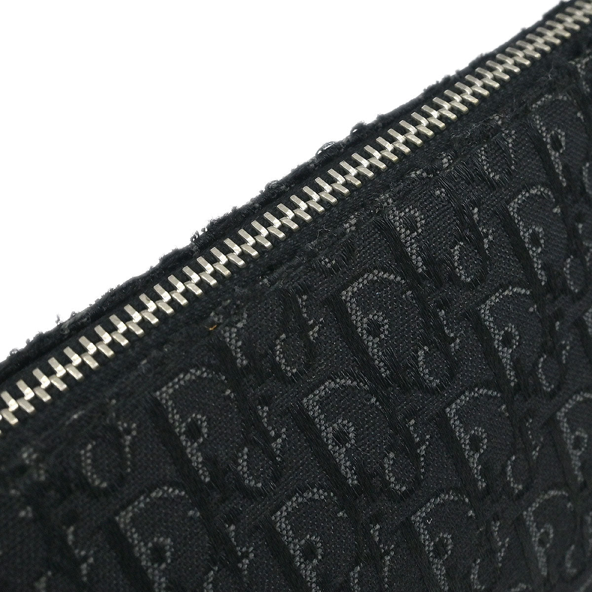 Christian Dior Black Trotter Cosmetic Pouch Bag