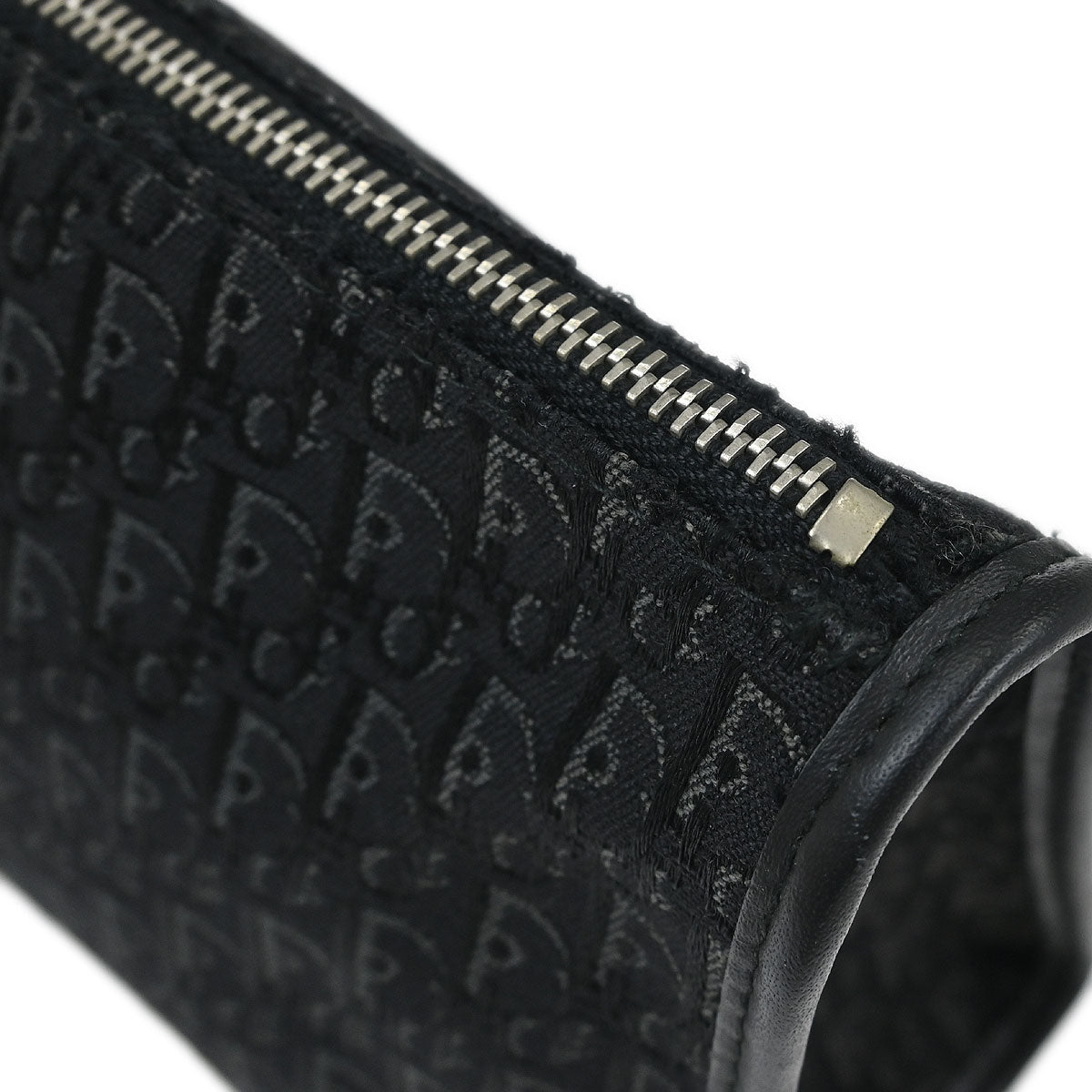 Christian Dior Black Trotter Cosmetic Pouch Bag