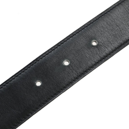 Hermes Black Brown Box Calf Constance Reversible Belt #80 Small Good