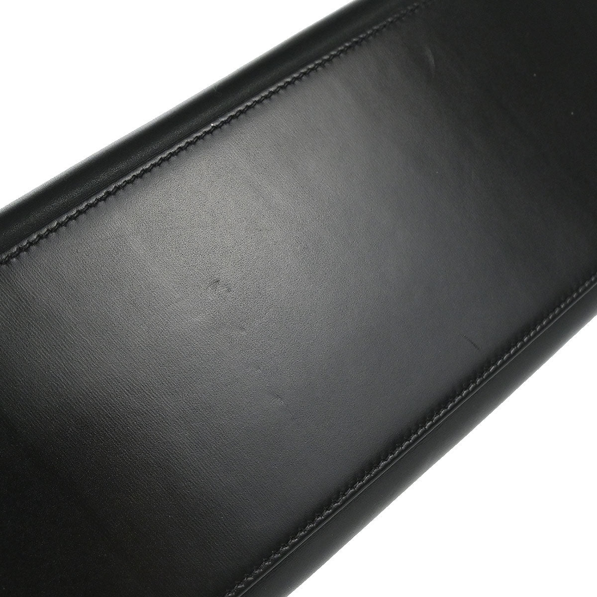 Hermes Black Box Calf Kelly 32 Sellier 2way Shoulder Handbag