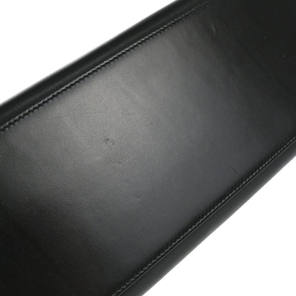 Hermes Black Box Calf Kelly 32 Sellier 2way Shoulder Handbag