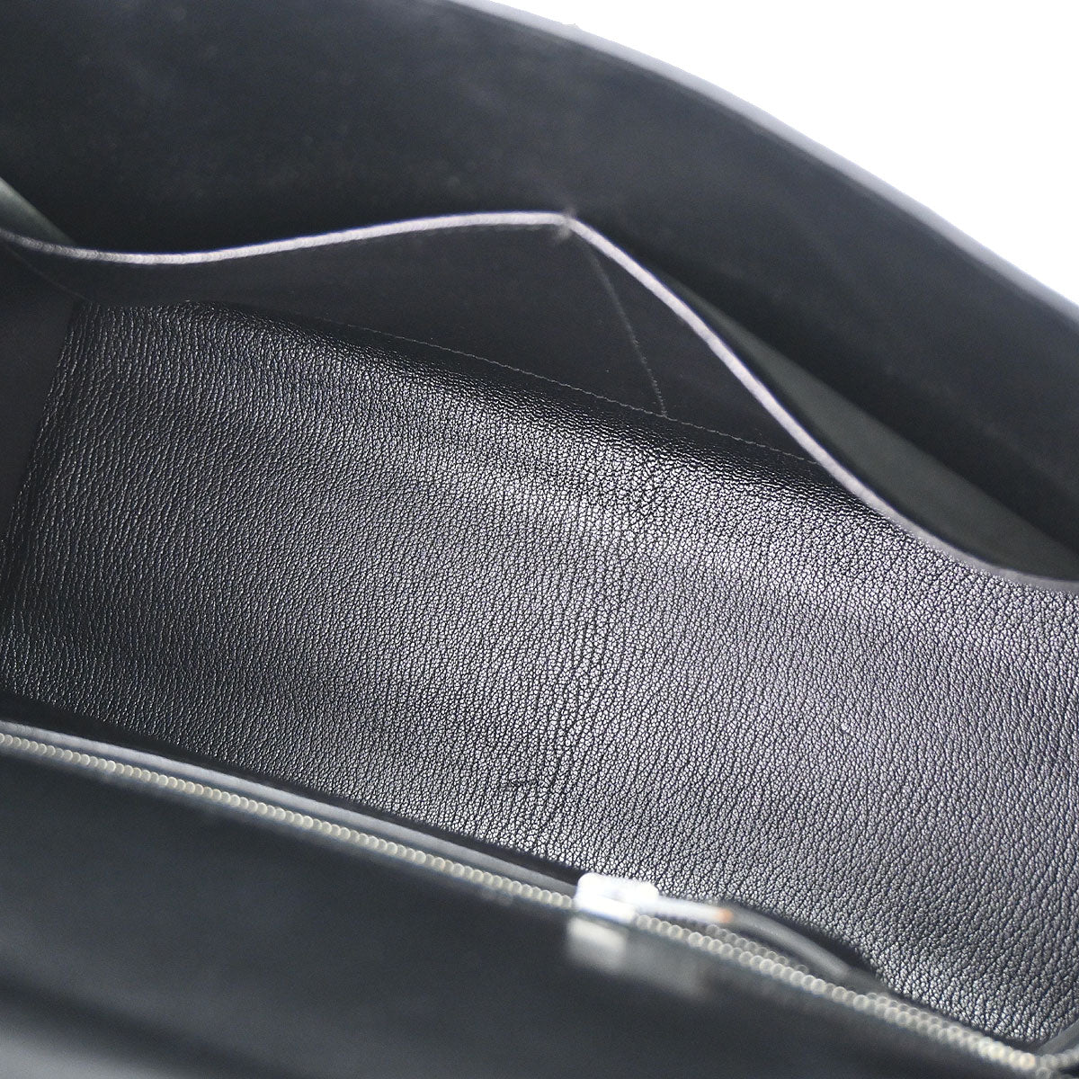 Hermes Black Box Calf Kelly 32 Sellier 2way Shoulder Handbag