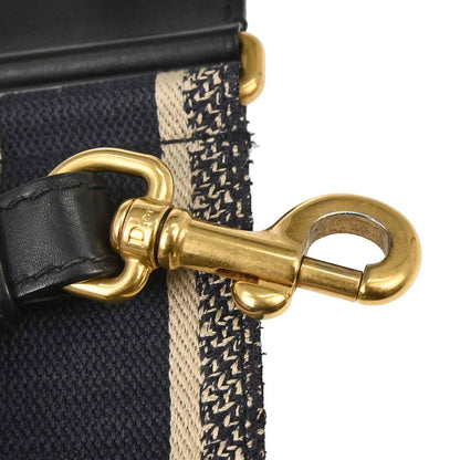 Christian Dior Navy Trotter Oblique Saddle 2way Shoulder Handbag