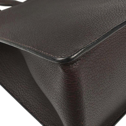 Hermes Marron Fjord White Bus GM Tote Bag