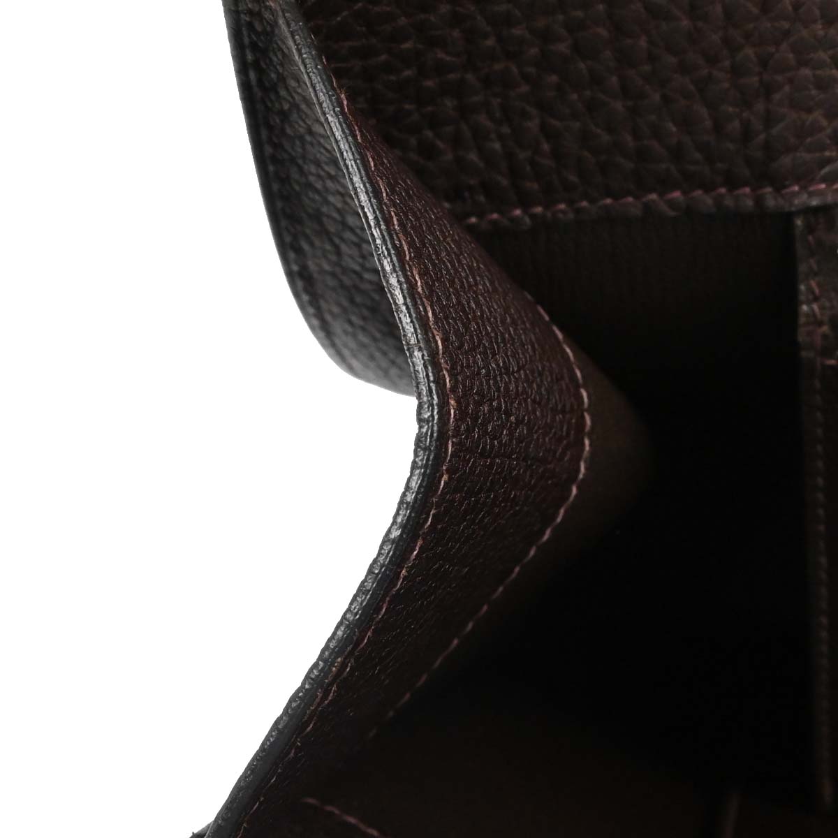 Hermes Marron Fjord White Bus GM Tote Bag