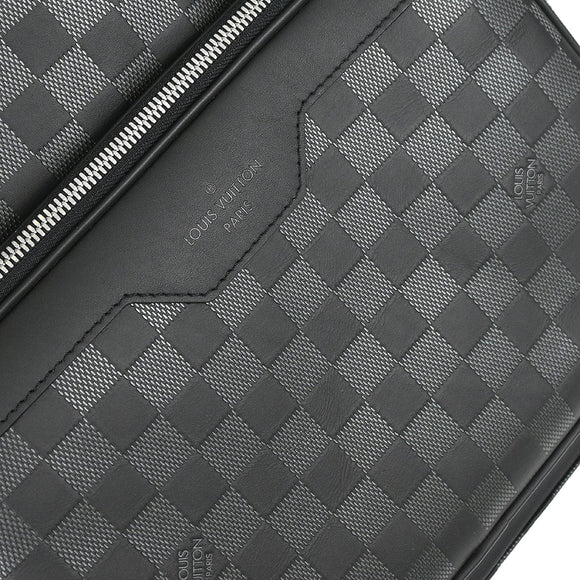 louis vuitton campus backpack black damier infini - Men main compartment and back padded compartment perfectly complement the monotonal colourway Louis Vuitton Campus Backpack Damier