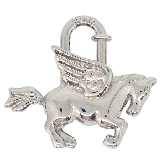 Hermes 1993 Le Cheval Pegasus Cadena Silver Small Good
