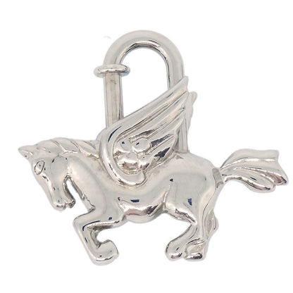 Hermes 1993 Le Cheval Pegasus Cadena Silver Small Good