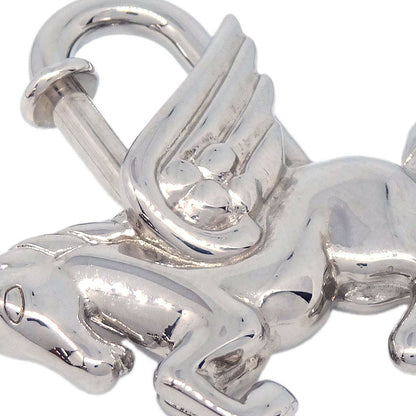 Hermes 1993 Le Cheval Pegasus Cadena Silver Small Good