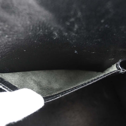 Hermes * Black Ostrich Kelly 32 Sellier Handbag