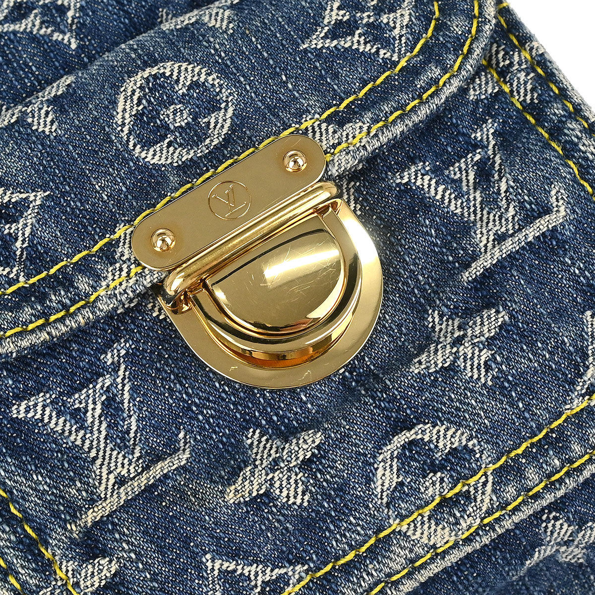 Louis Vuitton Monogram Denim Baggy GM 2way Shoulder Bag M95048
