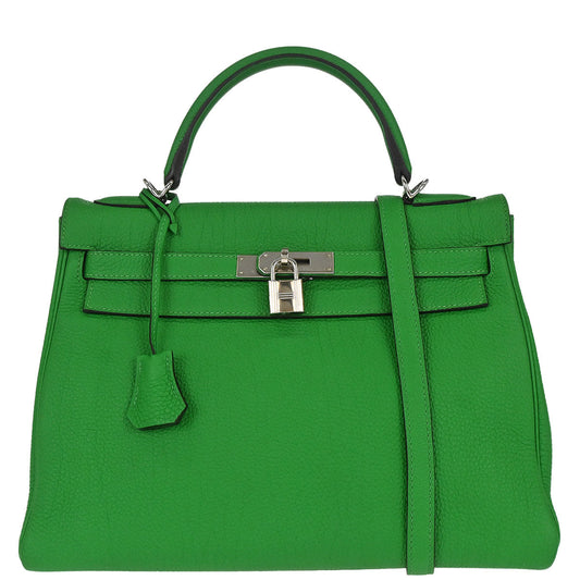 Hermes Bambou Togo Kelly 32 Retourne 2way Shoulder Handbag