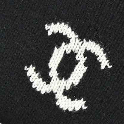 Chanel 1996 Turtleneck Sweater Knit Top Black #44