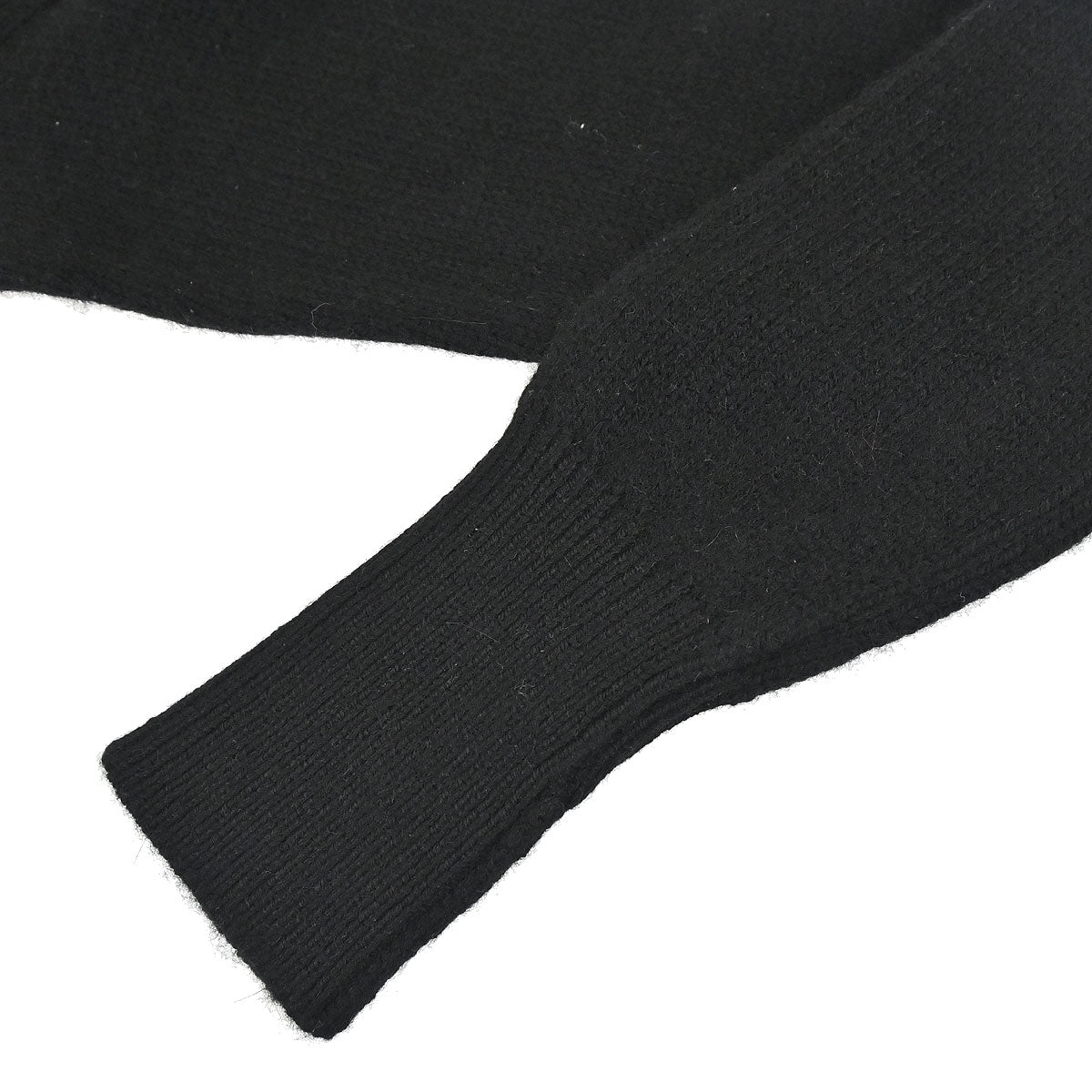 Chanel 1996 Turtleneck Sweater Knit Top Black #44