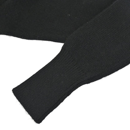 Chanel 1996 Turtleneck Sweater Knit Top Black #44